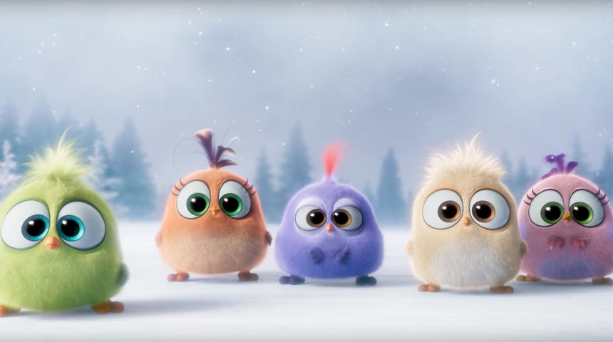 Les Hatchlings de The Angry Birds Movie vous souhaitent Joyeux Noël!